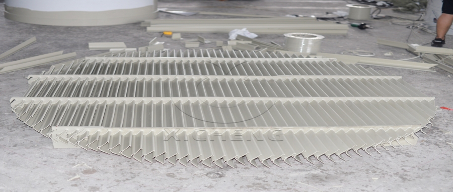 廢氣塔除霧層的折流板